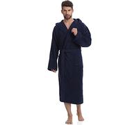 Ladeheid Accappatoio Uomo in Spugna di Cotone LA40-101(Blu Scuro (D12), M)