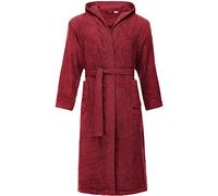 Ladeheid Accappatoio Uomo in Spugna di Cotone LA40-192 (Rosso Vinaccia-27, M)