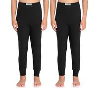 Ladeheid Calzamaglia Bambino e Bambina Lunga LA40-248 (Nero/Nero, 146)