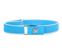 Ladeheid Cintura Elastica Bambina 62 cm x 2,5 cm P15G (Blu/Bianco/Fiore)