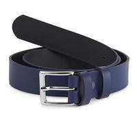 Ladeheid Cintura per Bambini in 100% Vera Pelle K1D5 (Blu Marino-2, 75 cm, Lunghezza totale 94 cm)