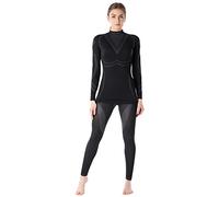 Ladeheid Completo Maglia e Calzamaglia Termiche Donna LAGI006 (Nero/Grafite, M)