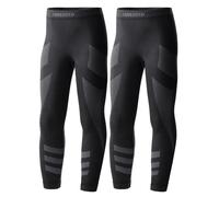 Ladeheid Confezione da 2 Calzamaglia Termica Bambino e Bambina Lunga LAGI008 (2 Paia Grafite/Grafite, 122-128)