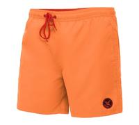Ladeheid Costume Uomo Mare Classico Lunghezza con Taschino, Medium Drawstring, Fodera Rete, Costumi da Bagno, Boxer per la Spiaggia, la Piscina e Il Surf LA40-128 (Arancione, 5XL)
