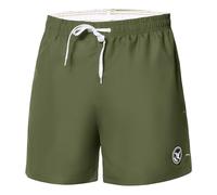 Ladeheid Costume Uomo Mare Corto con Taschino, Medium Drawstring, Fodera in Rete, Costumi da Bagno, Boxer per la Spiaggia, la Piscina e Il Surf LA40-198 (Khaki, 5XL)