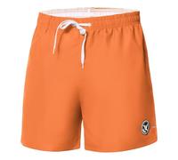 Ladeheid Costume Uomo Mare Corto con Taschino, Medium Drawstring, Fodera in Rete, Costumi da Bagno, Boxer per la Spiaggia, la Piscina e Il Surf LA40-198 (Arancione, 3XL)
