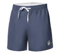Ladeheid Costume Uomo Mare Corto con Taschino, Medium Drawstring, Fodera in Rete, Costumi da Bagno, Boxer per la Spiaggia, la Piscina e Il Surf LA40-198 (Jeans Scuro, L)
