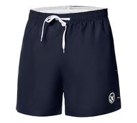 Ladeheid Costume Uomo Mare Corto con Taschino, Medium Drawstring, Fodera in Rete, Costumi da Bagno, Boxer per la Spiaggia, la Piscina e Il Surf LA40-198 (Blu Marino, M)