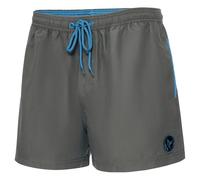 Ladeheid Costume Uomo Mare Extra Corto con Taschino, Medium Drawstring, Fodera in Rete, Costumi da Bagno, Boxer per la Spiaggia, la Piscina e Il Surf LA40-199 (Grigio, S)