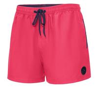 Ladeheid Costume Uomo Mare Extra Corto con Taschino, Medium Drawstring, Fodera in Rete, Costumi da Bagno, Boxer per la Spiaggia, la Piscina e Il Surf LA40-199 (Rosa, 5XL)