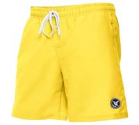 Ladeheid Costume Uomo Mare Lungo con Taschino, Medium Drawstring, Fodera in Rete, Costumi da Bagno, Boxer per la Spiaggia, la Piscina e Il Surf LA40-129 (Giallo, 4XL)