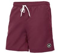 Ladeheid Costume Uomo Mare Lungo con Taschino, Medium Drawstring, Fodera in Rete, Costumi da Bagno, Boxer per la Spiaggia, la Piscina e Il Surf LA40-129 (Burgundy3, 4XL)
