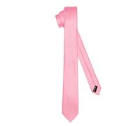 Ladeheid Cravatta classica da uomo, lucida, perfetta per l'ufficio e le festività, colori vari - Ideale per incontri d'affari, matrimoni TMS-6 (150cm x 6cm, Salmone)