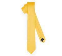 Ladeheid Cravatta classica da uomo, opaca, perfetta per l'ufficio e le festività, colori vari - Ideale per incontri d'affari, matrimoni TMM-5 (150cm x 5cm, Miele)