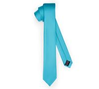 Ladeheid Cravatta classica da uomo, opaca, perfetta per l'ufficio e le festività, colori vari - Ideale per incontri d'affari, matrimoni TMM-6 (150cm x 6cm, Turchese)