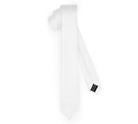 Ladeheid Cravatta classica da uomo, opaca, perfetta per l'ufficio e le festività, colori vari - Ideale per incontri d'affari, matrimoni TMM-6 (150cm x 6cm, Bianco)