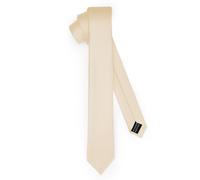 Ladeheid Cravatta classica da uomo, opaca, perfetta per l'ufficio e le festività, colori vari - Ideale per incontri d'affari, matrimoni TMM-6 (150cm x 6cm, Beige)