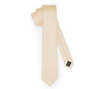 Ladeheid Cravatta classica da uomo, opaca, perfetta per l'ufficio e le festività, colori vari - Ideale per incontri d'affari, matrimoni TMM-7 (150cm x 7cm, Beige)