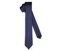 Ladeheid Cravatta classica da uomo, opaca, perfetta per l'ufficio e le festività, colori vari - Ideale per incontri d'affari, matrimoni TMM-6 (150cm x 6cm, Blu Scuro)