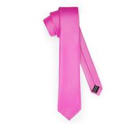 Ladeheid Cravatta classica da uomo, opaca, perfetta per l'ufficio e le festività, colori vari - Ideale per incontri d'affari, matrimoni TMM-7 (150cm x 7cm, Rosa)