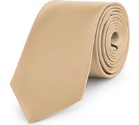 Ladeheid Cravatta Classica Uomo KP-8 (150cm x 8cm, Beige)