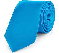 Ladeheid Cravatta Classica Uomo KP-8 (150cm x 8cm, Blu)