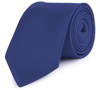Ladeheid Cravatta Classica Uomo KP-8 (150cm x 8cm, Blu Marino)