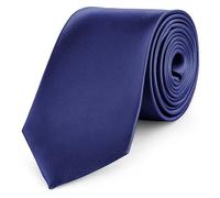 Ladeheid Cravatta Classica Uomo KP-8 (150cm x 8cm, Blu Scuro15)