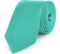 Ladeheid Cravatta Classica Uomo KP-8 (150cm x 8cm, Turchese)