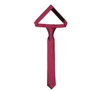 Ladeheid Cravatta per bambini per ragazzi - Look elegante lucido, Pre-legata con chiusura a strappo, Perfetta per occasioni speciali - Cravatta a clip stilosa TKS (31cm x 4cm, Borgogna)