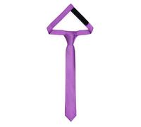 Ladeheid Cravatta per bambini per ragazzi - Look elegante lucido, Pre-legata con chiusura a strappo, Perfetta per occasioni speciali - Cravatta a clip stilosa dimensioni 31cm x 4cm TKS