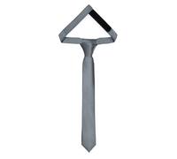 Ladeheid Cravatta per bambini per ragazzi - Look elegante lucido, Pre-legata con chiusura a strappo, Perfetta per occasioni speciali - Cravatta a clip stilosa TKS (31cm x 4cm, Grafite)