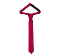 Ladeheid Cravatta per bambini per ragazzi - Look elegante opaco, Pre-legata con chiusura a strappo, Perfetta per occasioni speciali - Cravatta a clip stilosa TKM (31cm x 4cm, Borgogna)