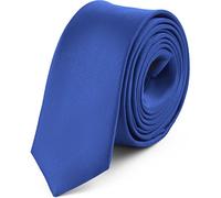 Ladeheid Cravatta Slim Uomo SP-5 (150cm x 5cm, Blu2)