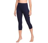 Ladeheid Leggings Donna 3/4 LA40-202(Blu Marino, 38)