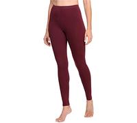 Ladeheid Leggings Donna Lunghi in Cotone LA40-133 (Rosso Vino, L)