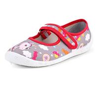 Ladeheid Pantofole Ballerine Bambina LARW007 (Grigio/Unicorno, 29 EU)