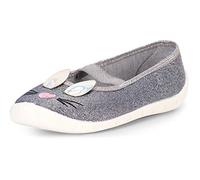 Ladeheid Pantofole Ballerine Bambina LARW008 (Melange Gatto, 27 EU)