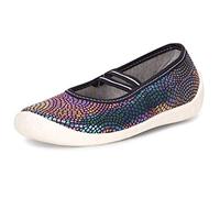 Ladeheid Pantofole Ballerine Bambina LARW008 (Multicolore Bianco Mosaico-2, 26 EU)