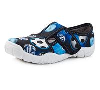 Ladeheid Pantofole Bambino LARW005 (Blu Marino/Bianco/Palloni, 27 EU)