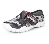 Ladeheid Pantofole Bambino LARW005 (Grigio/Macchine, 28 EU)