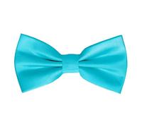 Ladeheid Papillon elegante da uomo - opaco, regolabile, perfetto per matrimoni, feste, ufficio. Ideale per uomini, donne, adolescenti - Ottimo regalo BMM (12cm x 6cm, Turchese)