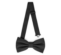 Ladeheid Papillon elegante da uomo - opaco, regolabile, perfetto per matrimoni, feste, ufficio. Ideale per uomini, donne, adolescenti - Ottimo regalo BMM (12cm x 6cm, Nero)