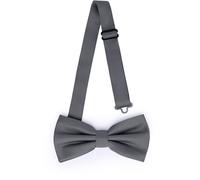 Ladeheid Papillon elegante da uomo - opaco, regolabile, perfetto per matrimoni, feste, ufficio. Ideale per uomini, donne, adolescenti - Ottimo regalo BMM (12cm x 6cm, Grafite)