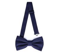 Ladeheid Papillon elegante da uomo - opaco, regolabile, perfetto per matrimoni, feste, ufficio. Ideale per uomini, donne, adolescenti - Ottimo regalo BMM (12cm x 6cm, Blu Scuro)