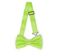 Ladeheid Papillon per bambini maschi - Pre-legato, banda regolabile, design lucido, ideale per matrimoni, compleanni, inizio scuola - Resistente e stiloso BKS (10cm x 5cm, Lime)