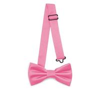 Ladeheid Papillon per bambini maschi - Pre-legato, banda regolabile, design opaco, ideale per matrimoni, compleanni, inizio scuola - Resistente e stiloso BKM (10cm x 5cm, Rosa)