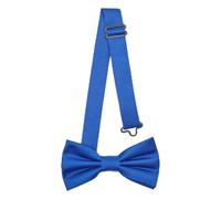 Ladeheid Papillon per bambini maschi - Pre-legato, banda regolabile, design opaco, ideale per matrimoni, compleanni, inizio scuola - Resistente e stiloso BKM (10cm x 5cm, Blu)