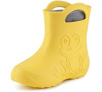 Ladeheid Stivali Bambino e Bambina in Eva LA-CA-03 (Giallo/Grigio, 28/29 EU)