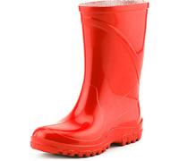 Ladeheid Stivali Bambino e Bambina in Gomma KL002BW (Rosso, 25/26 EU)